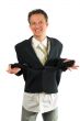 Man showing his empty pockets