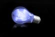 blue light bulb