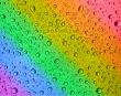 rainbow water drops