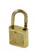 vintage padlock in open position