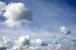 blue sky and white clouds