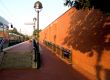 Early Morning, tram stop.