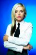 Business on blue