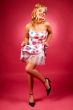 Woman with curlers