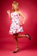 Woman with curlers