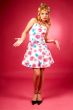 Woman with curlers
