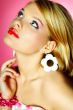 Red lips beauty