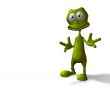 cartoon alien
