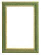 green and gold frame