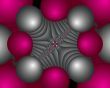 Pink and gray beads