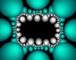 Spring bubble frame