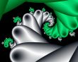 Spiraled satin