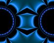 Electric blue man