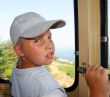 boy near a window