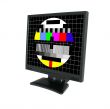 lcd with test screen