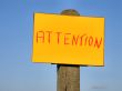 attention sign post