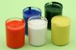 multicolored paint pots