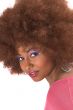 Gorgeous black woman with afro hair