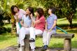 Chatting In Park