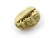 macro of golden coffe bean