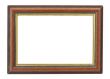 wooden frame with an inner gilded rim