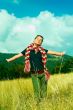 Woman and Mouintain Outdoors