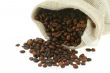 coffee in burlap sack