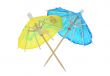 two asian cocktail umbrellas