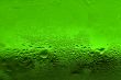 waterdrops on green glass