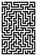 Black and White Maze