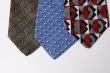 ties over white
