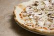 pizza with uncooked top