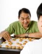 Happy Playing Chess