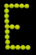 Tennis Ball Letter
