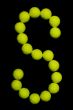 Tennis Ball Letter