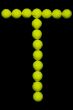 Tennis Ball Letter