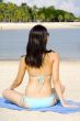 Sitting On Beach