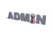 admin - 3d illustration
