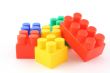 stack of colorful building blocks