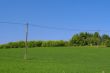 telephone poles on a hilltop