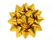 yellow bow on pure white background