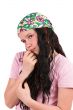 Shy ten year old girl wearing a bandana
