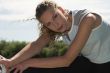 Woman doing stretch exercise
