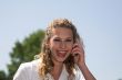 Happy businesswoman