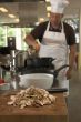 Stirring the food