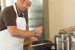 Chef cooking