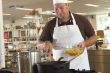 Stirring the sauce
