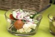 Small bowl of greek salad