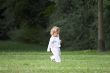 Running through the park
