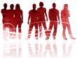 people silhouettes